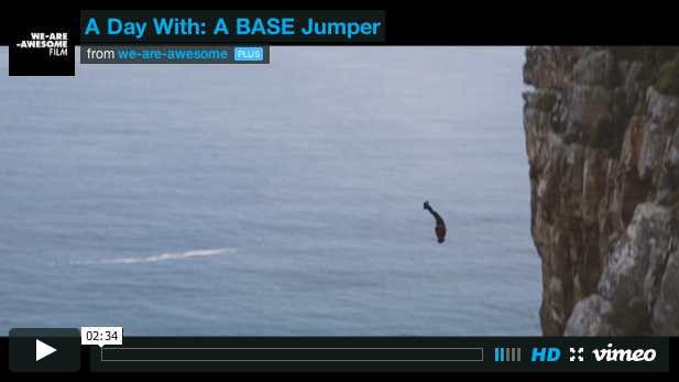 A DAY WITH A BASE JUMPER