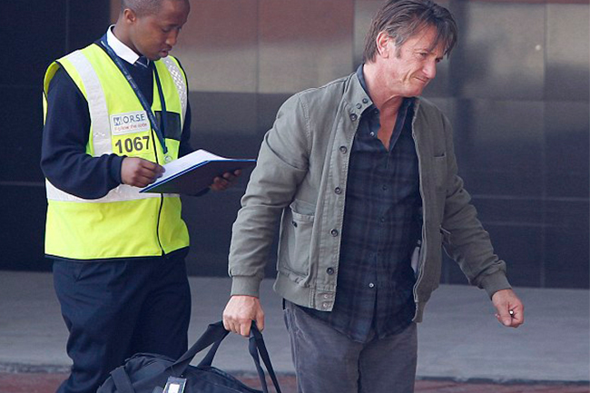 SEAN AND CHARLIZE IN CAPE TOWN