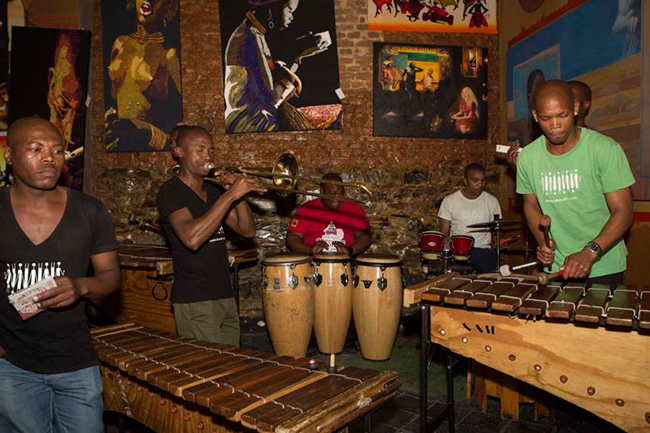 A lively marimba keeps things pumping at Mama Africa, a Long Street legend