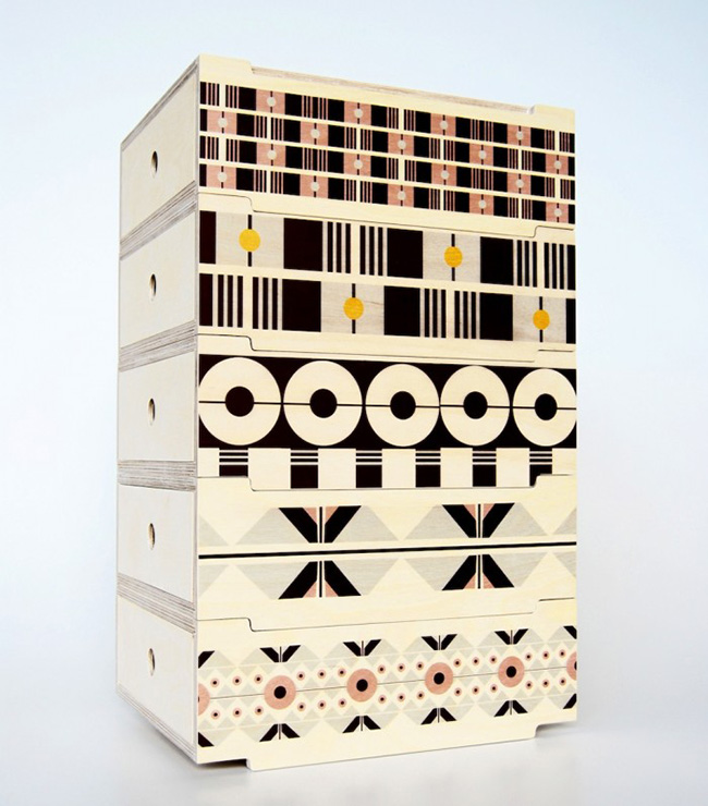 2DO Stackable Storage Tower By De Steyl + Renée Rossouw Studio