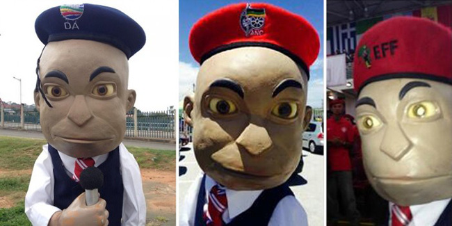 Political Berets By the EFF, ANC and DA