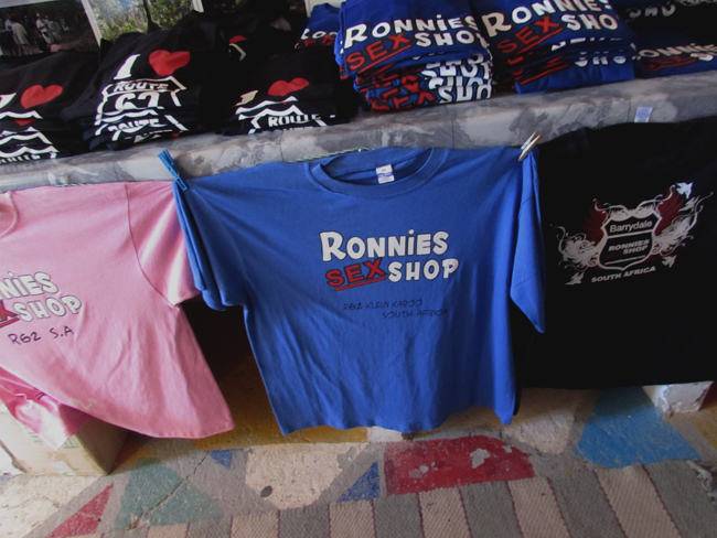 ronnies sex shop tee shirts