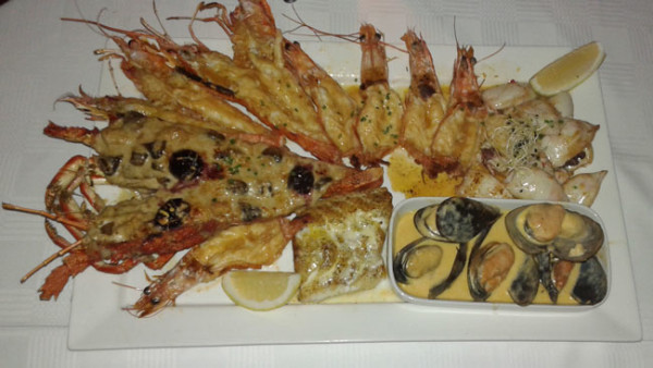Seafood-platter