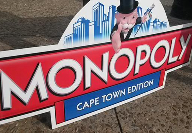 CAPE TOWN TO GET ITS OWN MONOPOLY BOARD GAME