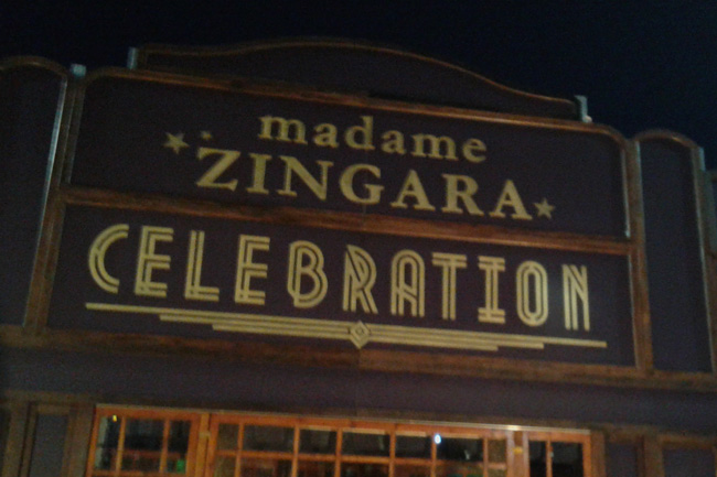 IT'S A CELEBRATION AT MADAME ZINGARA