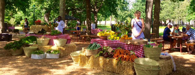 The Good Company Farmers Market recently launched as a weekly Saturday event in the Company's Garden