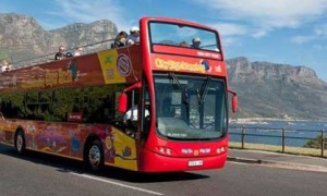 city sightseeing red bus