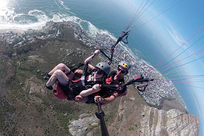 GETTING AIR WITH CAPE TOWN TANDEM PARAGLIDING