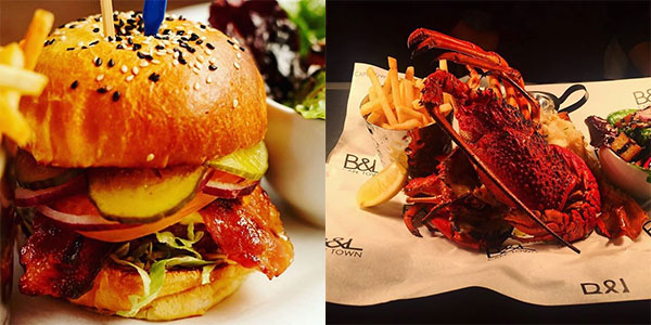 Burger-and-lobster-food