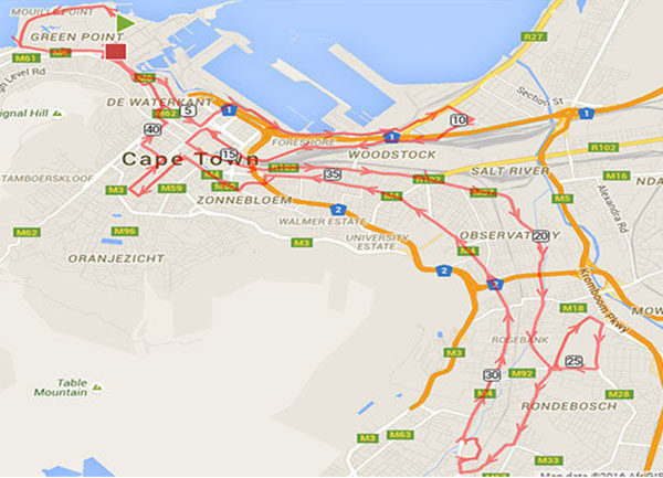 road closures cape town marathon