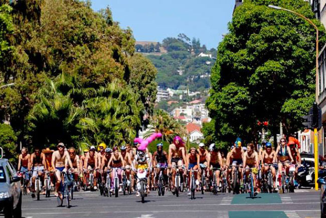 World Naked Bike Ride – Cape Town