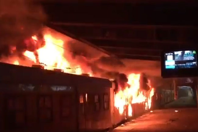 Cape Town Station fire