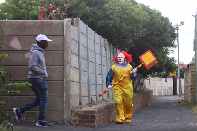 Cape Town clown