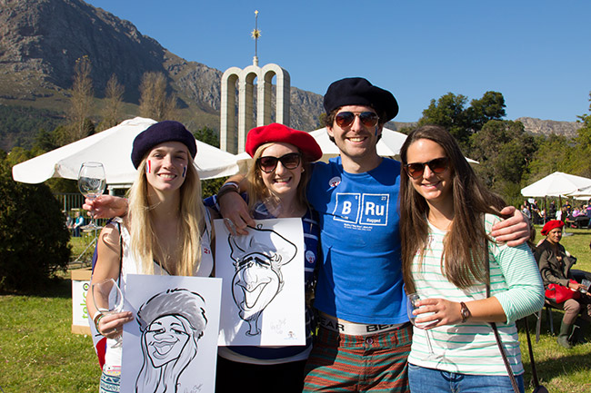 Get your caricature drawn at the festival!