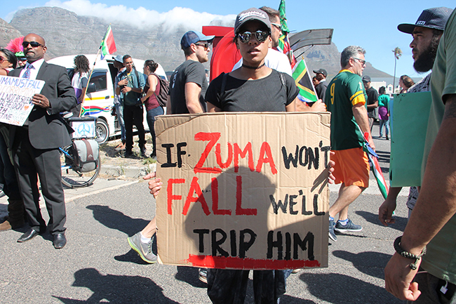 Cape Town Zuma Must Fall