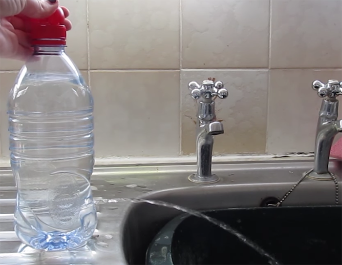 Turn your water bottle into a tap