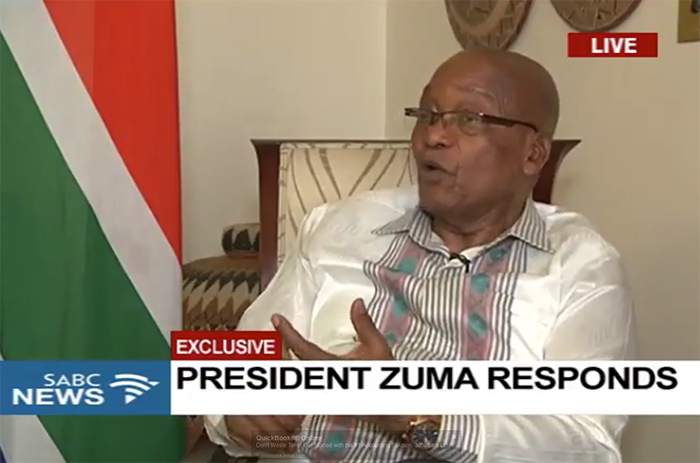 President Zuma says he doesn't know what he did wrong