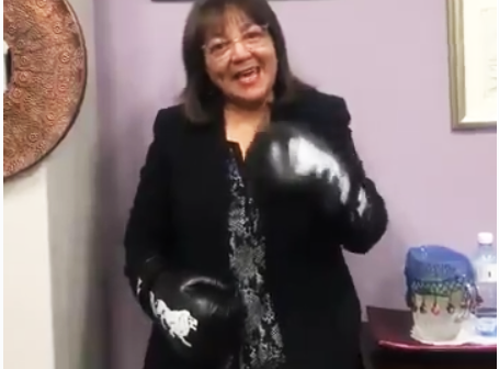 Patricia de Lille readies herself for another round