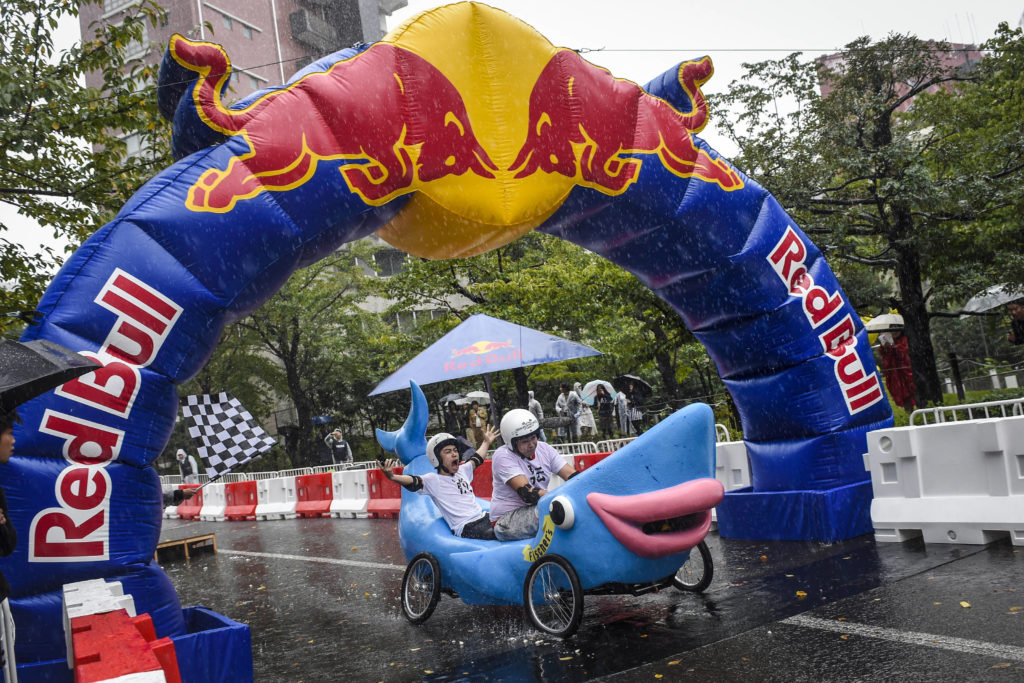 Red Bull's Box Cart Race