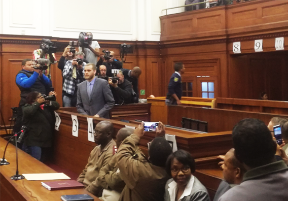 Van Breda's family shows up to support him