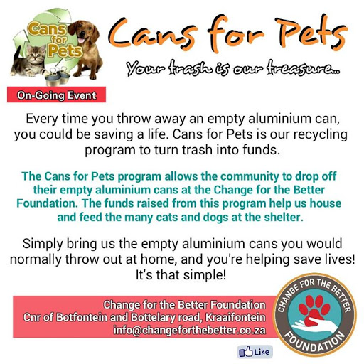 Cans for Pets (On-going event)