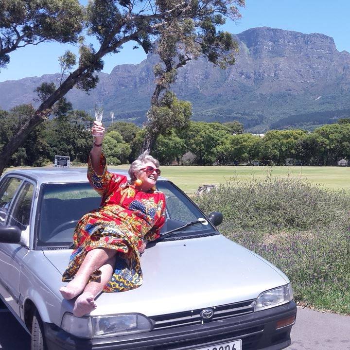 Gran completes bucket list drive from Cape Town to London