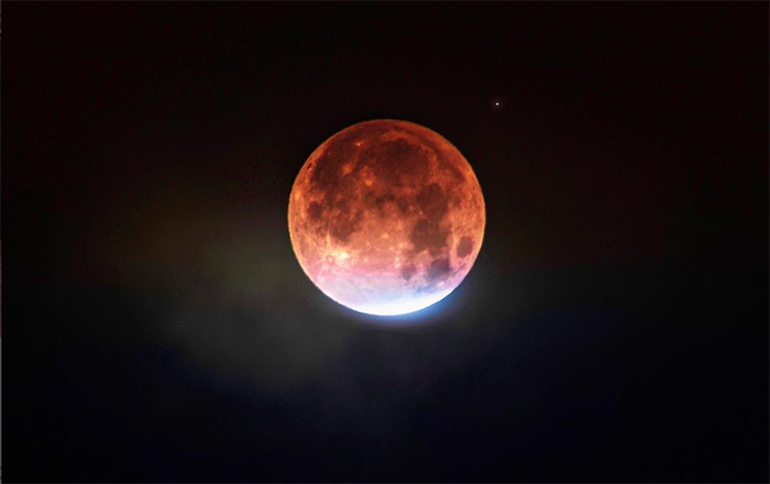 Pictures: Blood moon rising