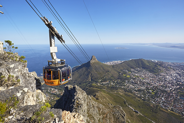 The evolution of the Table Mountain Cableway