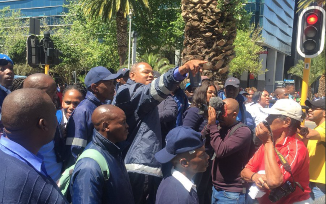 UPDATE: Stun grenades fired at MyCiti protesters