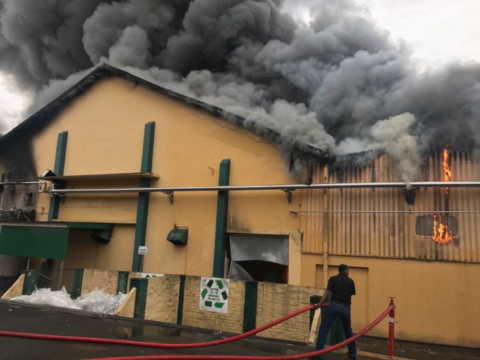 KWV in Paarl up in flames