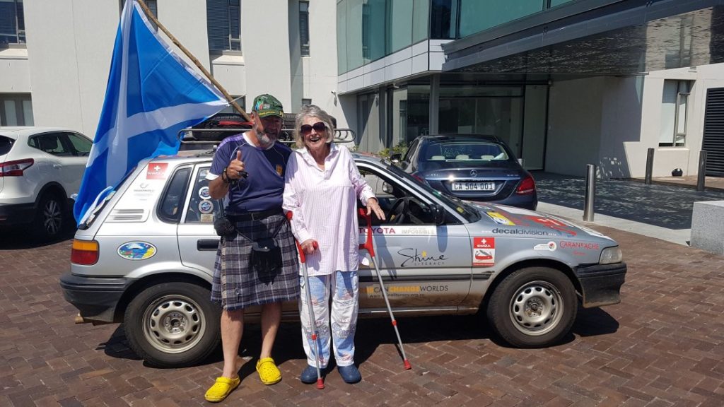 Scotsman drives sick granny's car from Egypt to Cape Town