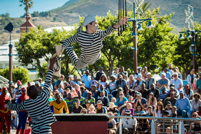 Free Zip Zap Circus shows at V&A Waterfront