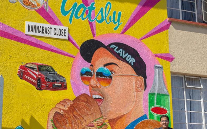 Local street mural immortalises Gatsby
