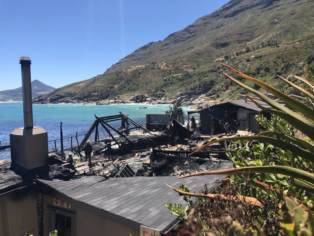 Aftermath of Tintswalo Atlantic fire