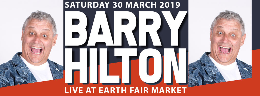 Barry Hilton Live at Earth Fair Market