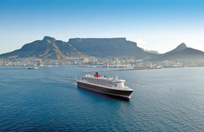 Ships docking in Cape Town in April