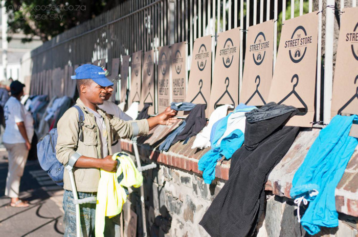 Pop-up store to clothe homeless