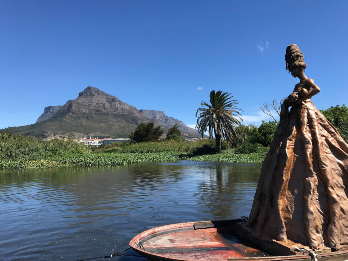 Mysterious Black River statue returns