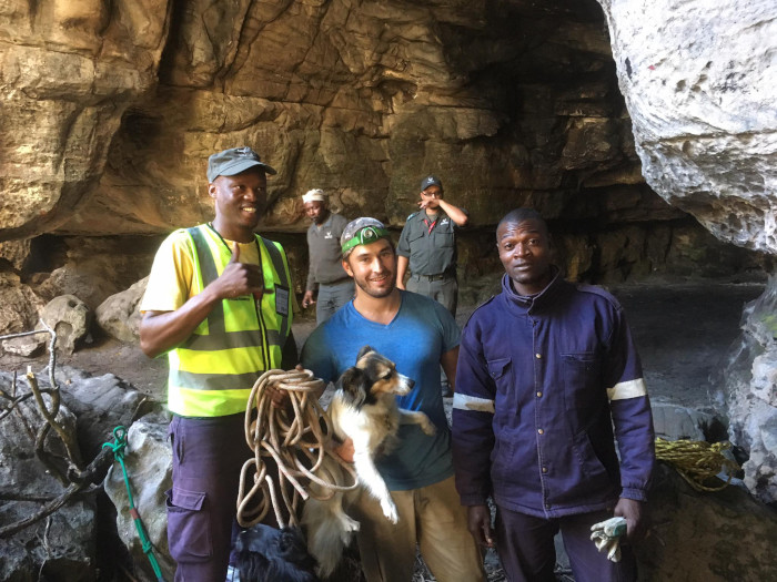 Dog rescued at Silvermine Nature Reserve
