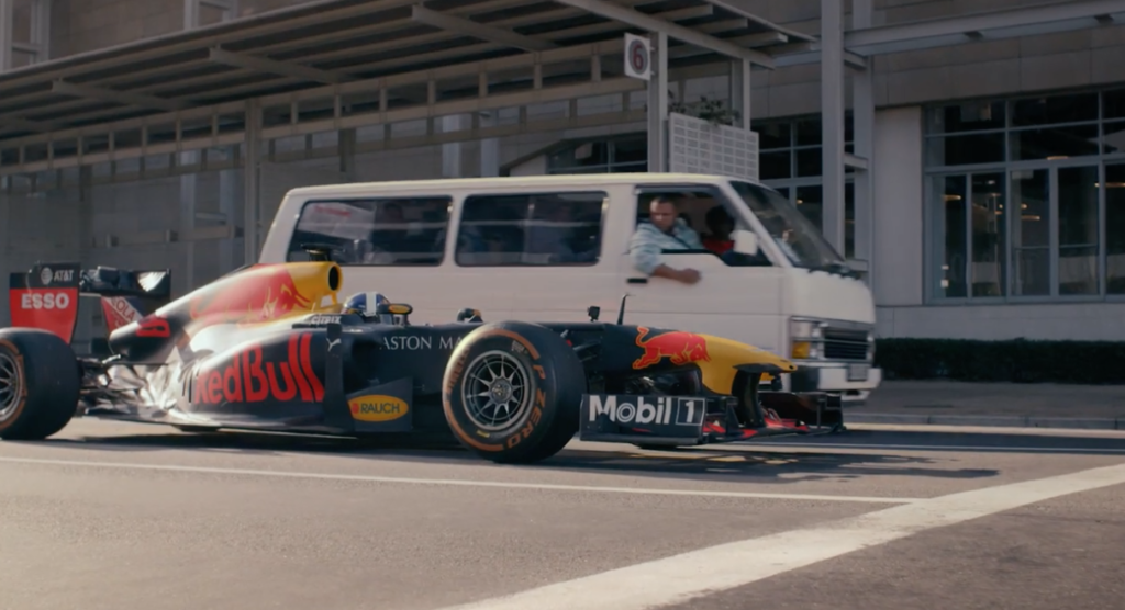 F1 driver David Coulthard takes on a Taxi