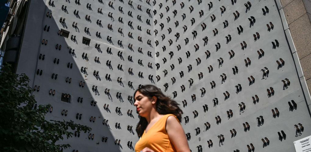 Haunting Turkish memorial for 440 women killed by husbands