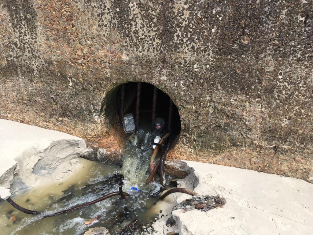 Sewage leaks into Fish Hoek beach waters