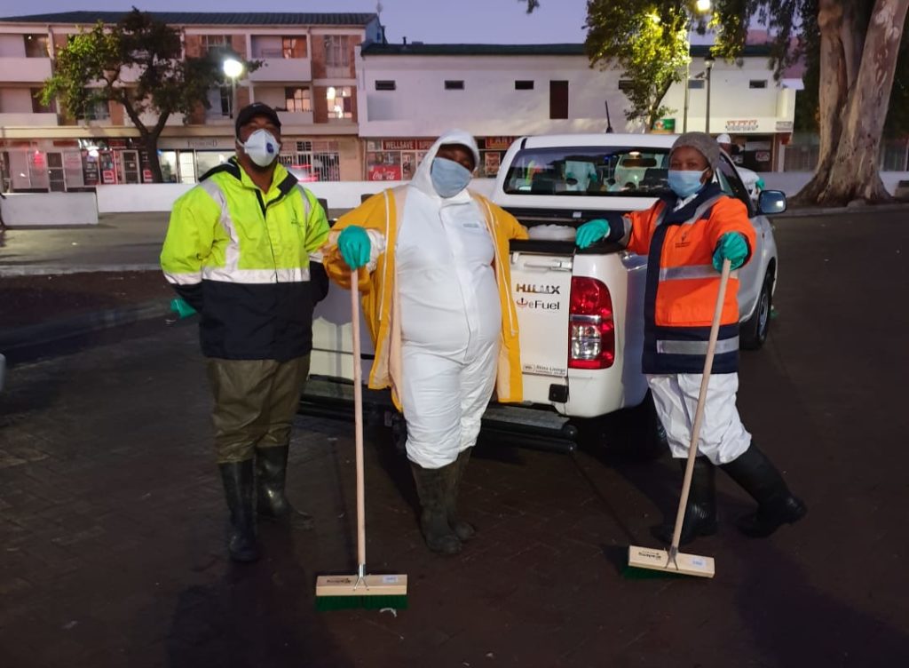 Stellenbosch municipality rolls out sanitising programme