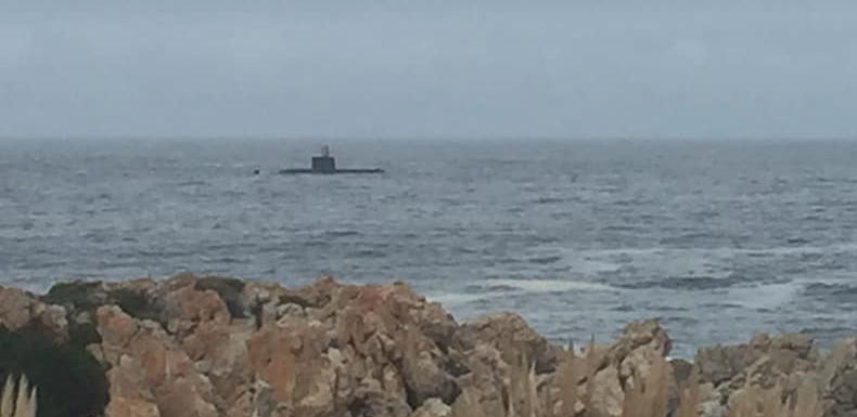 Submarine spotted off coast of Kleinmond