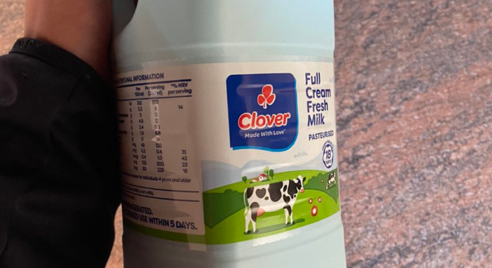 Wondering why Clover milk bottles are blue?