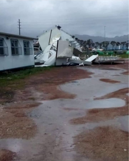 Nonzamo High School in Strand was destroyed during the storm (Source: Equaledu)
