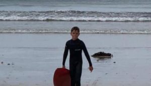 Young nipper saves men floating on mattress at Fish Hoek Beach