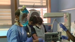 Tygerberg doctors wear modified snorkel masks to stay safe