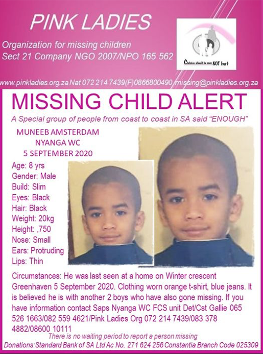 Eight-year-old boy goes missing