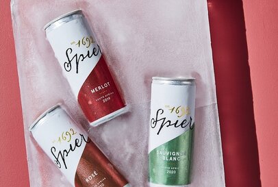 Premium Spier wines now available in cans